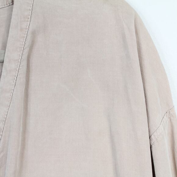 James Perse Ultra Fine Corduroy Jumper Jumpsuit Beige Neutral Nude - Picture 12 of 16